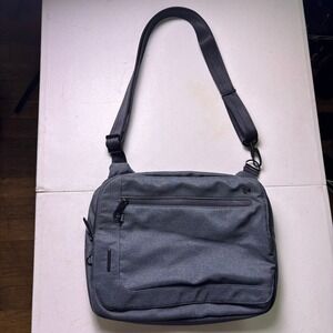 Travelon Anti-Theft Heritage Messenger Bag Gray RFID Blocking Crossbody Travel